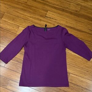 LOFT Women's Rich Purple Blouse